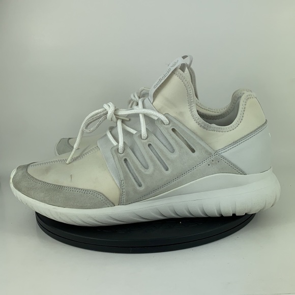 Adidas Originals Tubular White Athletic Running Shoes AQ6722 Men's Size 13 - Picture 8 of 14